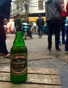 Beer at bia corner Hanoi