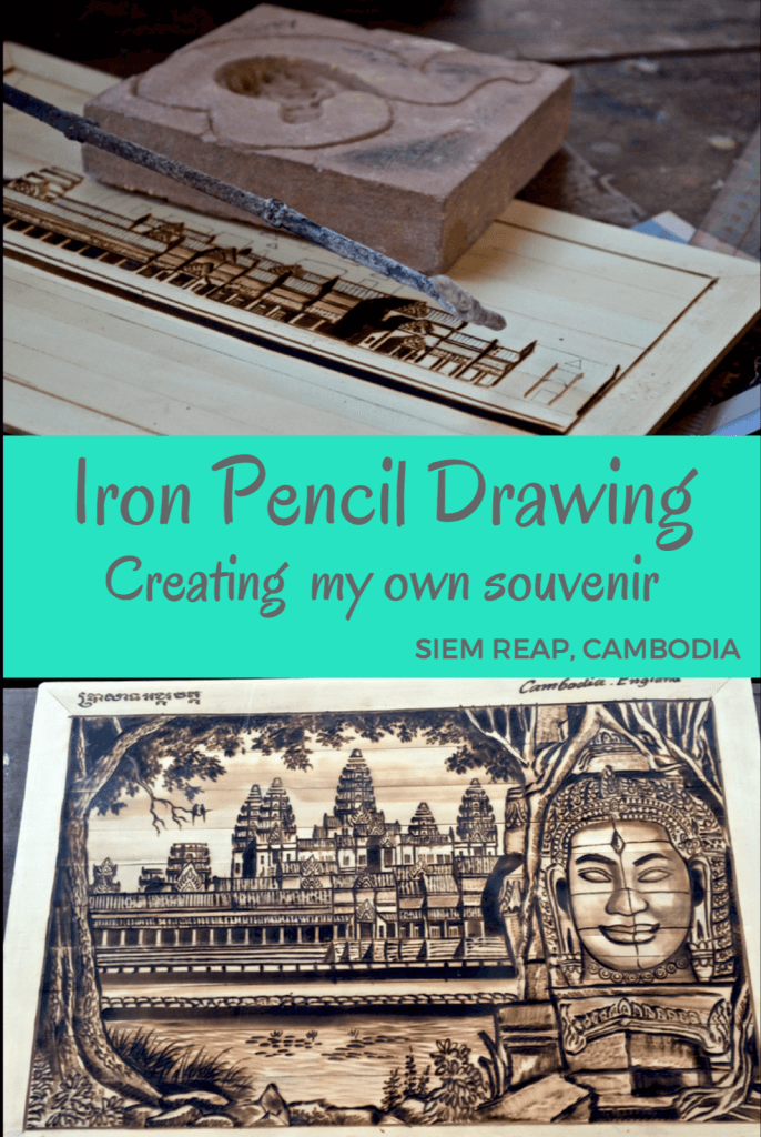 Review of iron pencil drawing with Backstreet Academy, Siem Reap, Cambodia