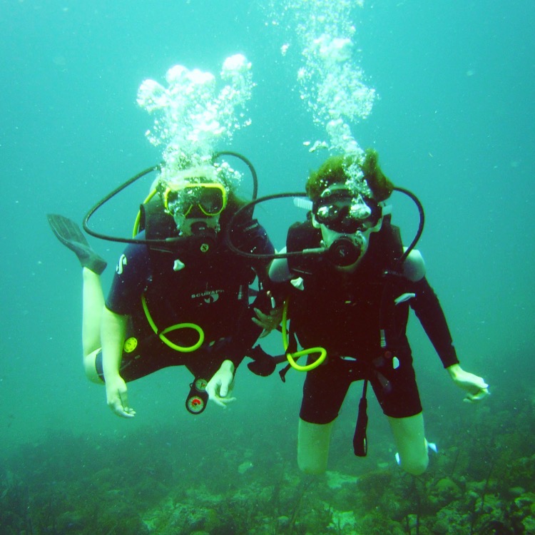 Barbados blue scuba diving