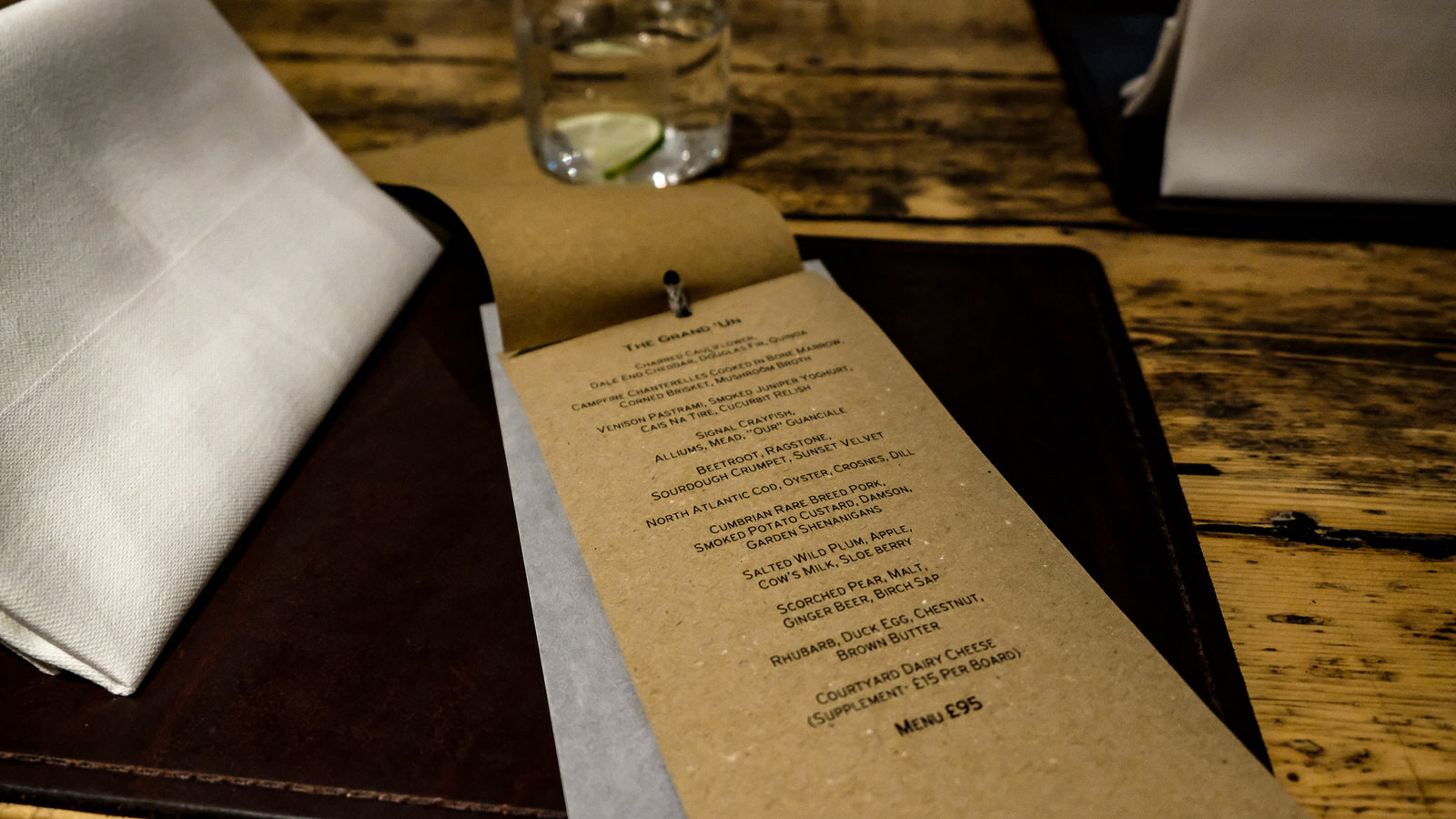 Dining at the Forest Side, Grasmere, Cumbria - Tasting Menu