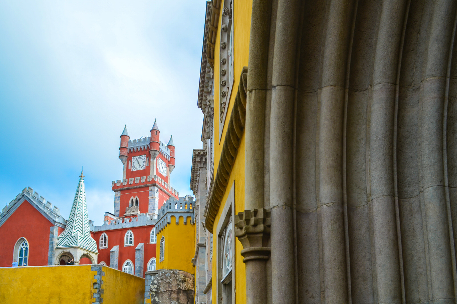 Sintra national park, Portugal photos - Pena Palace architecture