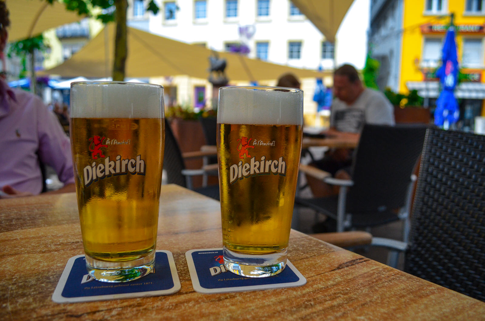 Luxembourg road trip - Pilsner beers in Diekirch, Luxembourg