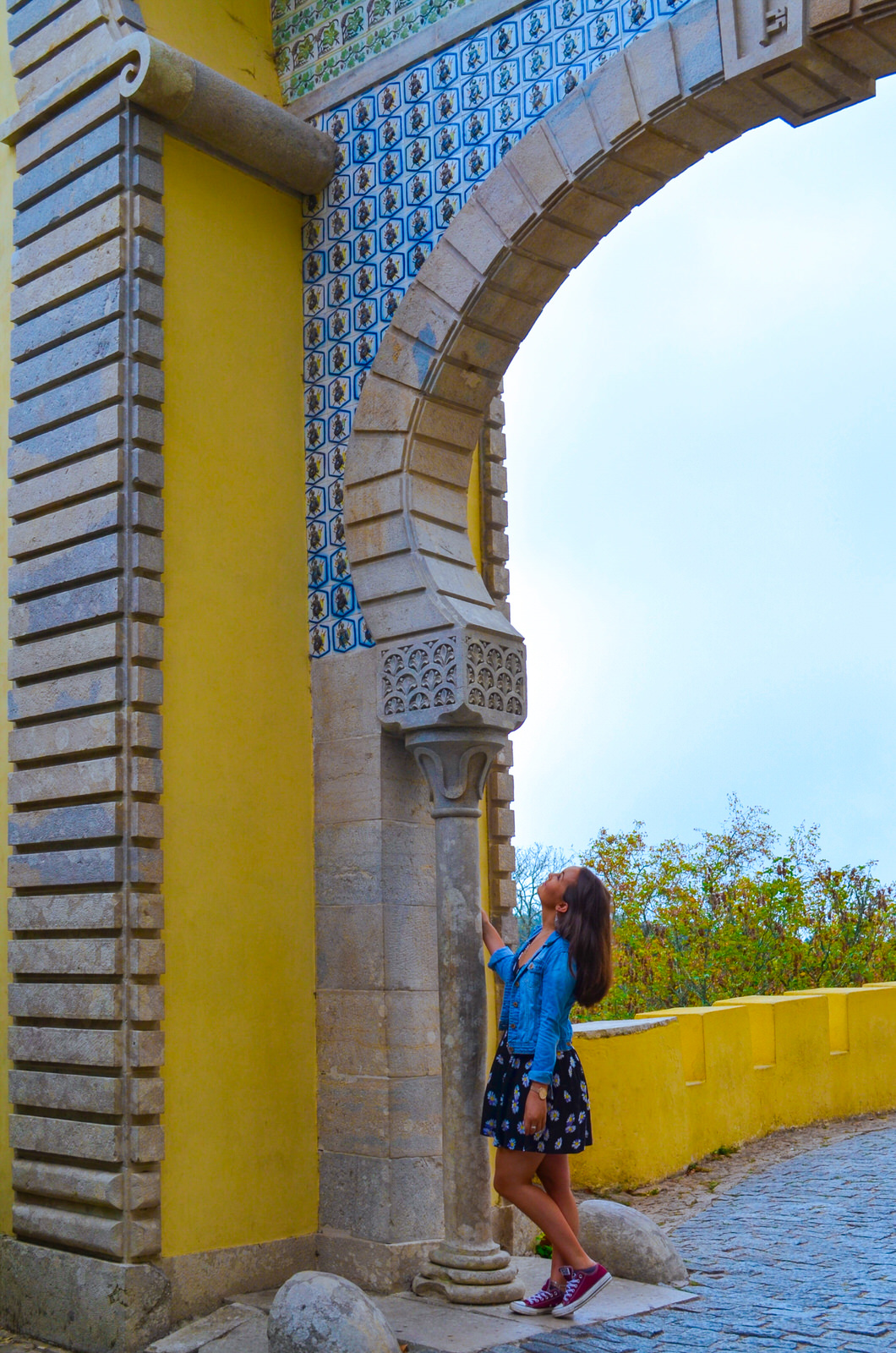 Sintra national park, Portugal photos - Pena Palace entrance