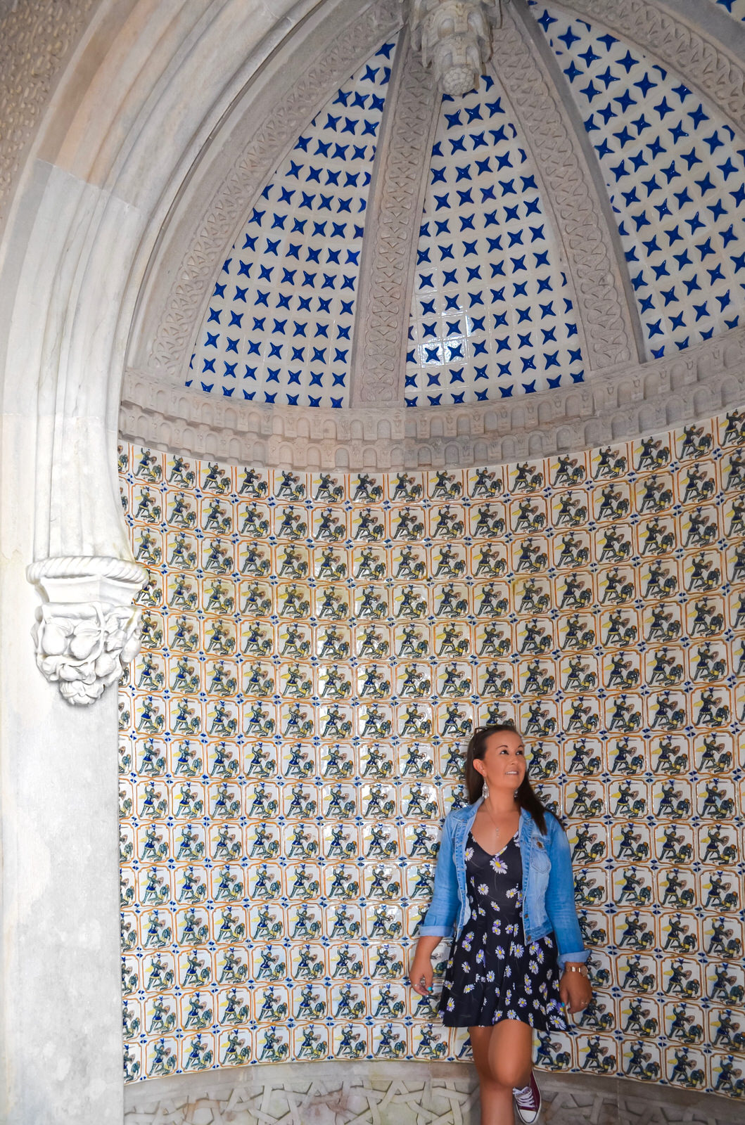 Sintra national park, Portugal photos - Azuelejos of Pena Palace