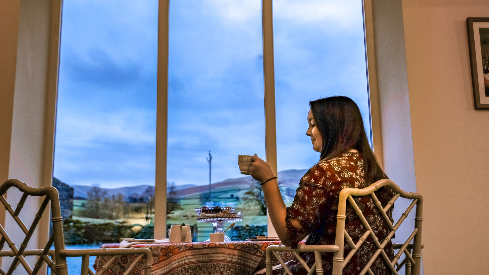 The Malabar, Sedbergh, Cumbria - afternoon tea below the fells