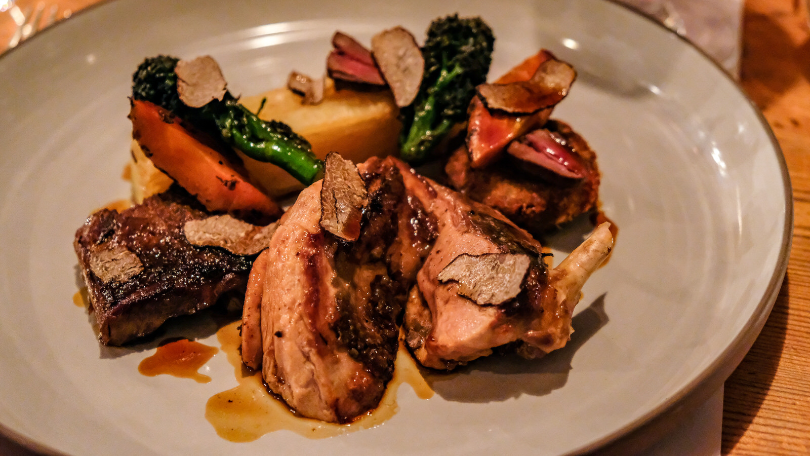 Three Hares Sedbergh - Guinea fowl served three ways