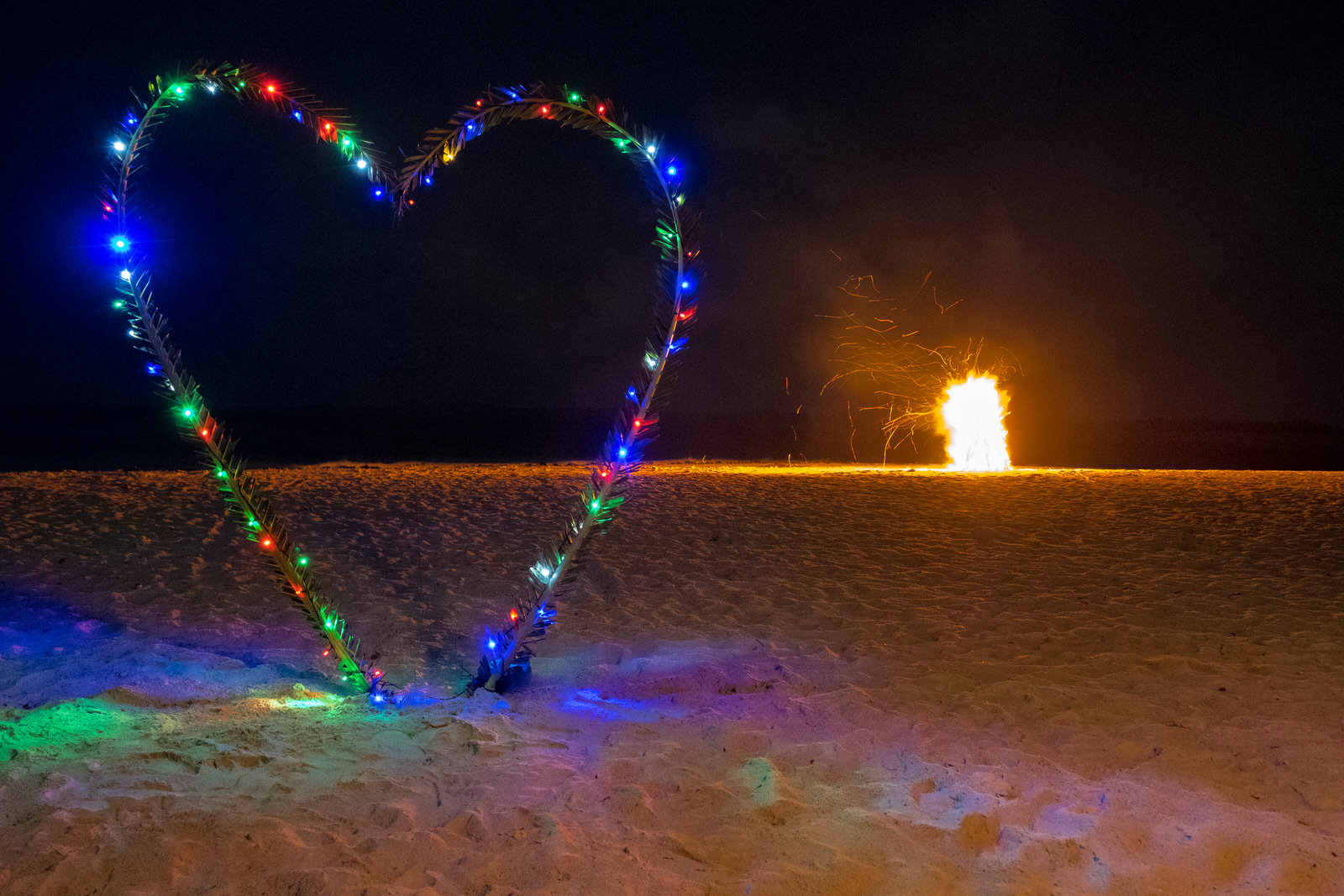 Pulau Joyo island, Indonesia - bonfire and dinner on the beach