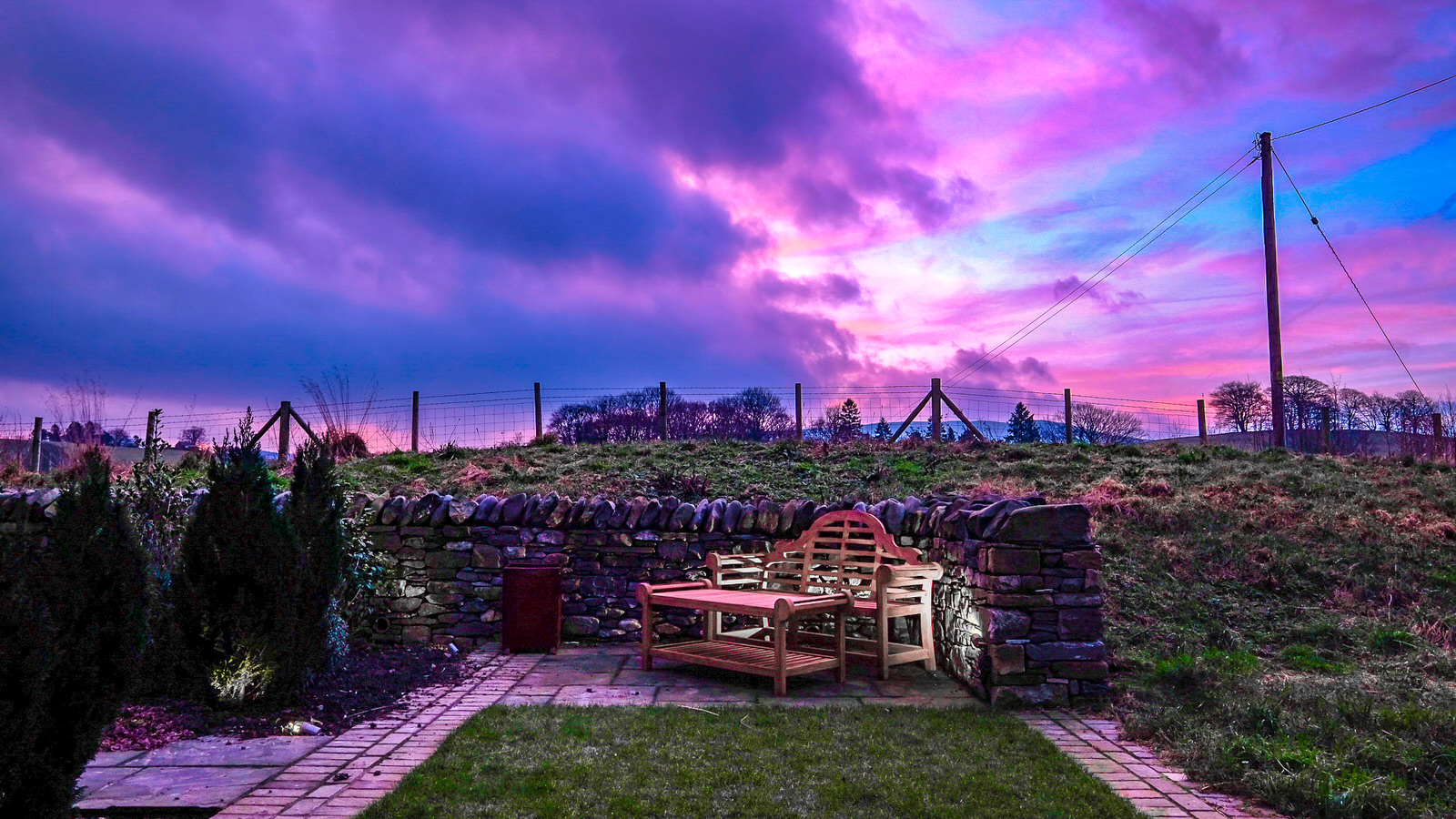 The Malabar, Cumbria - stunning colours at sunrise over the Yorkshire Dales