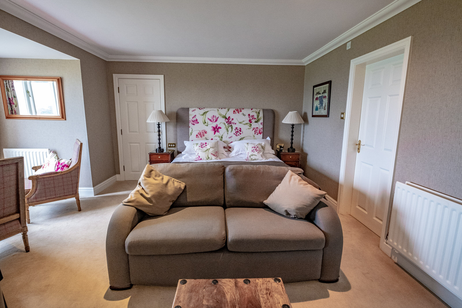 Holbeck Ghyll - Lodge junior suite bedroom, Lake District