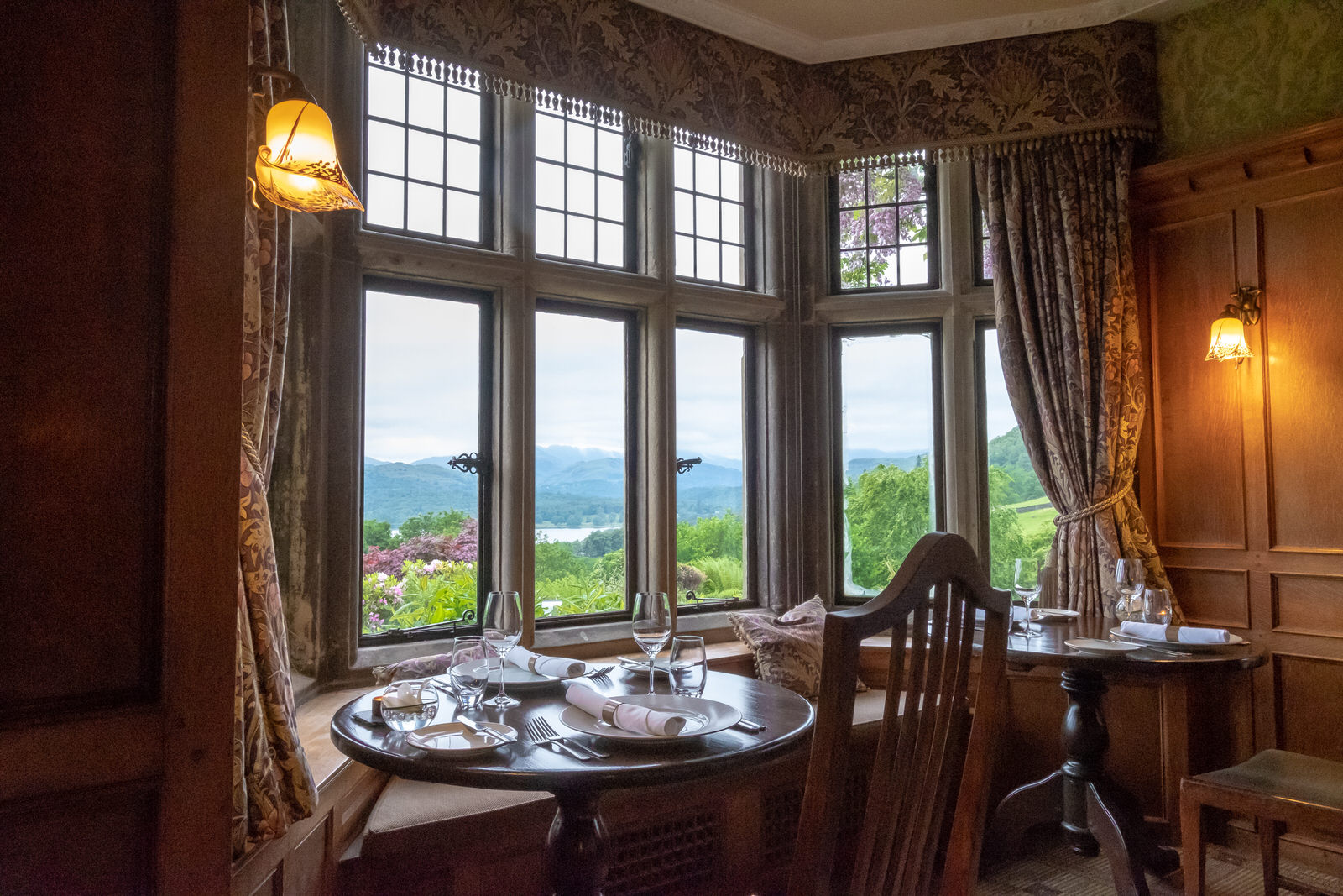 Holbeck Ghyll - Restaurant with views of Lake Windermere, Lake District