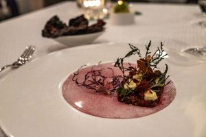 Saxon Hotel - Grei restaurant, Ostrich tartare, Johannesburg, South Africa