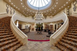 Saxon Hotel - Grand entrance and reception, Johannesburg, South Africa