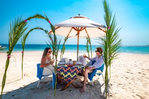 Azura Benguerra - Beach picnic, Bazaruto archipelago, Mozambique