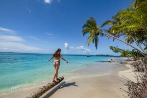 The beach at Zapatilla Island, Bocas del Toro, Panama