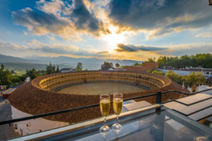 View of the bullring in Ronda, Andalucia