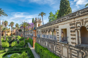 View of the Alcazar, Seville, Andalucia