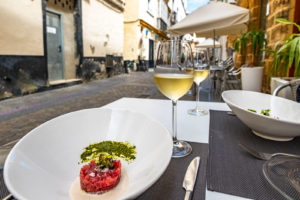 Tuna tartare at Sopranis, Cadiz, Andalucia