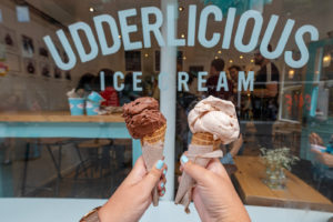 Best ice cream in London - Udderlicious ice cream in Covent Garden