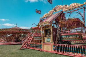 Vintage Steam Yachts and Carousel at Carters Steam Fair, London