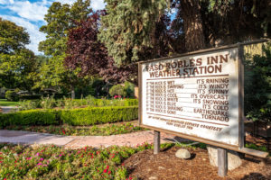 Weather Station at Paso Robles Inn in Paso Robles, California