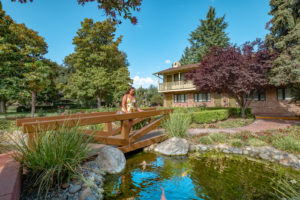 Gardens and Koi Pond at Paso Robles Inn in Paso Robles, California