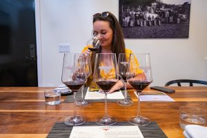 Wine tasting at Hawkes, Sonoma Wine Country